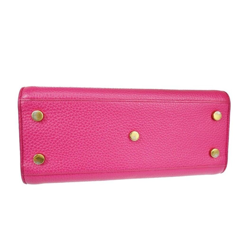 Saint Laurent Sac De Jour Pink Leather Handbag (Pre-Owned) - Picture 3 of 12